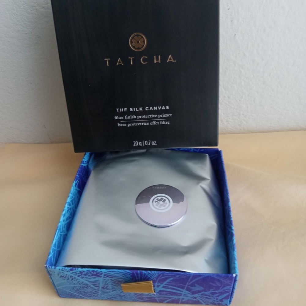 Tatcha The Silk Canvas Filter Finish Protective Primer Full Size 0.7oz SEALED - Picture 3 of 7